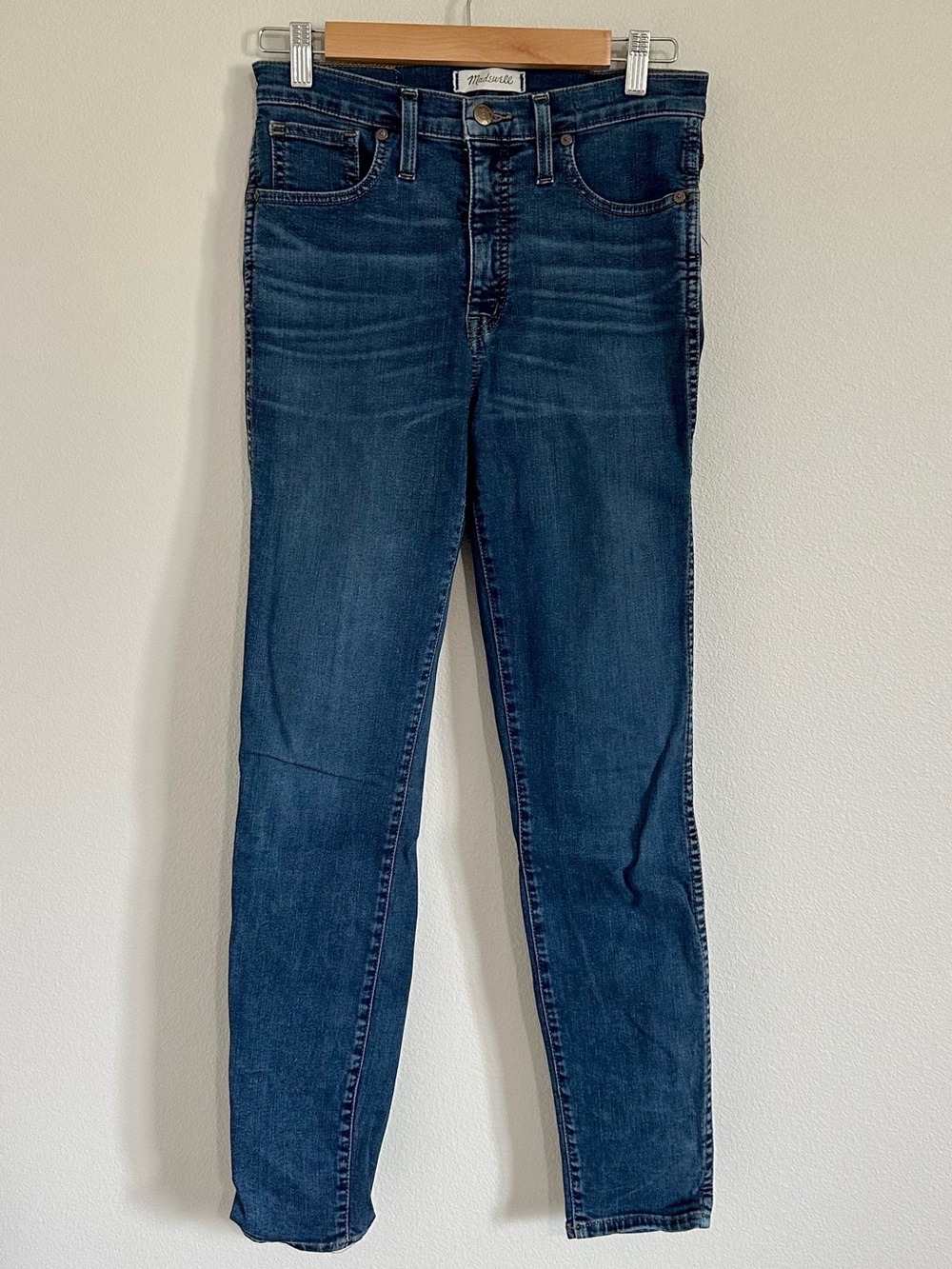Madewell High-Rise Skinny Jeans Dark Blue Wash Women’s Size 27
